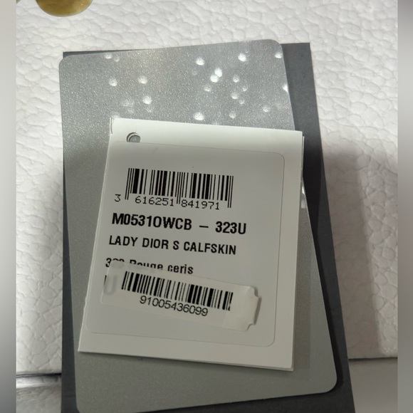 Lady Dior Small Cherry Red Pattern - Picture 9 of 14